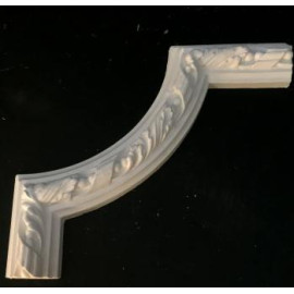 Turning  leaf panel moulding corner